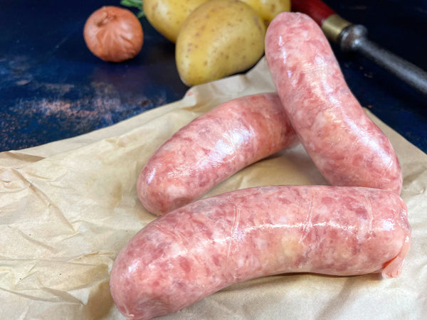 Pork, Apple & Ledbury Cider Sausage. 6 per Pack