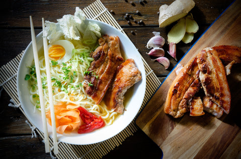 Pork Belly Slices - 4 slices per pack. Approx, 550g