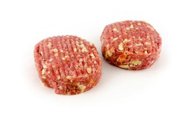 Beef 'Cheese' Burgers 2 x 160g Burgers per pack