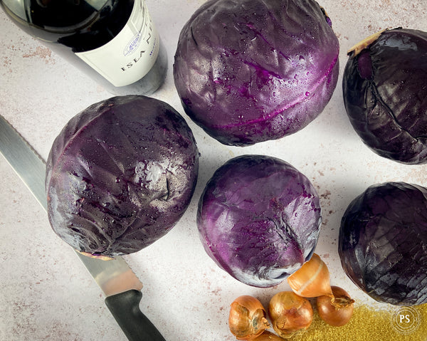 Red Cabbage with Cranberry & Balsamic Vinegar