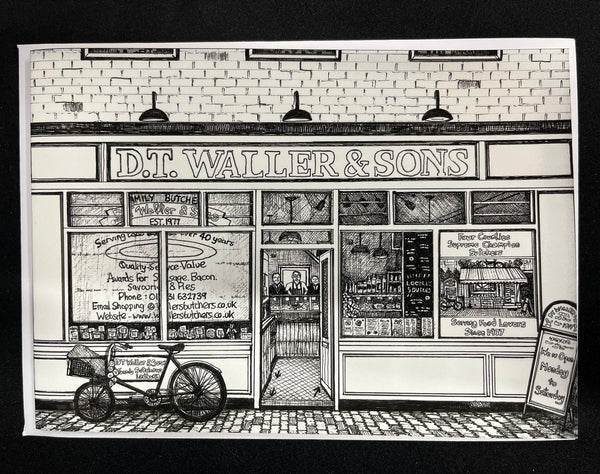 D T Waller Shop Cards