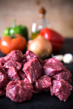 Diced lean, stewing steak
