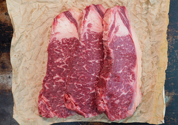 Sirloin Steak of Wagyu Crossed with Angus Beef