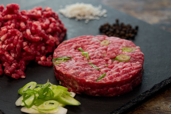 Herefordshire Steak and Spring Onion Burgers
