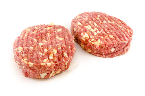 Beef 'Cheese' Burgers 2 x 160g Burgers per pack