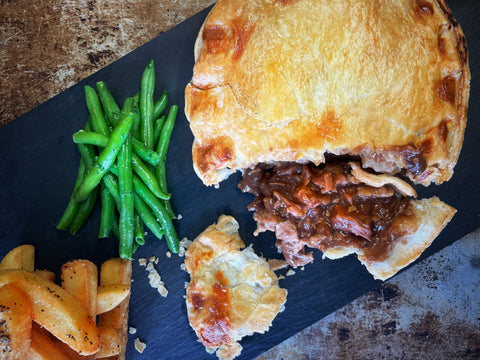 Steak and Ale Pie to share