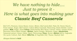 Classic Beef Casserole