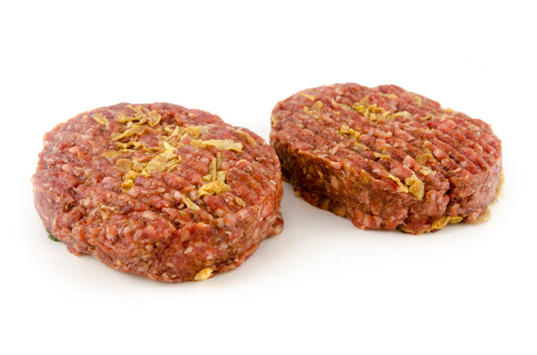 Wild Boar with Caramalised Onion Burgers 2 x 180g per pack